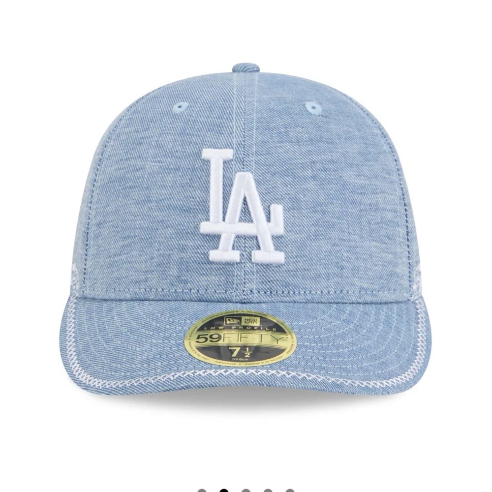 New Los Angeles Dodgers hand stitched Chambray Floral Fitted Women’s Hat Cap 🧢